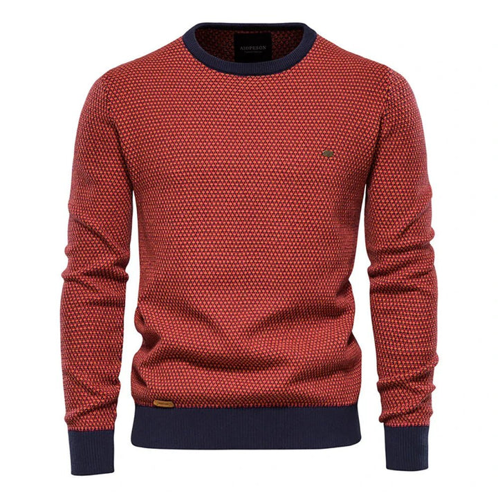 Steinmann | Men's Sweater with Diamond Pattern