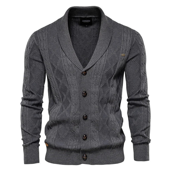Waldemar | Men's Cardigan with Button Placket