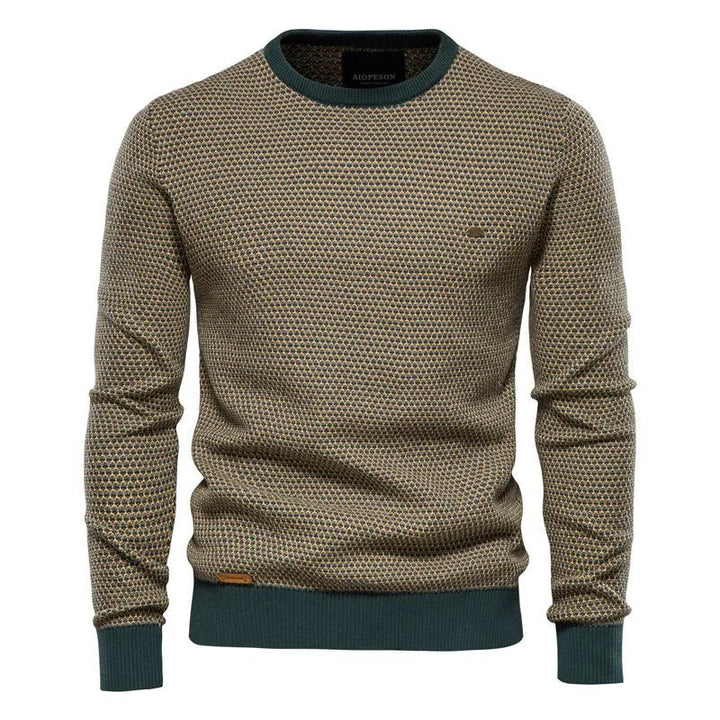 Steinmann | Men's Sweater with Diamond Pattern