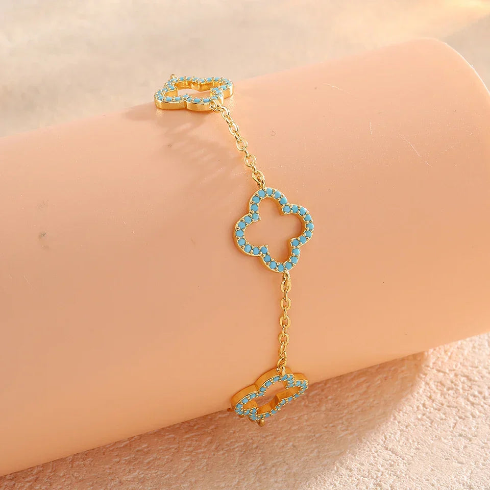 Bracelet Charme Trèfle