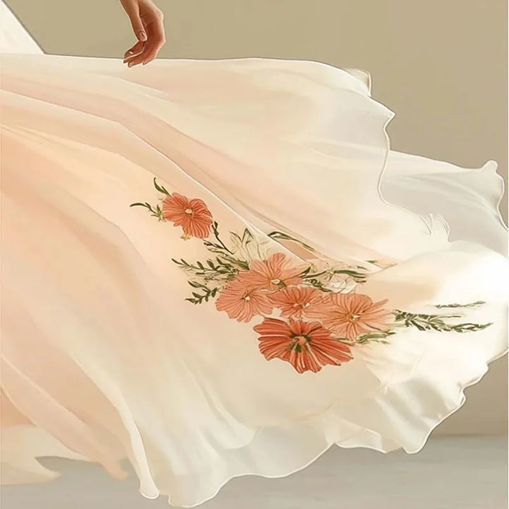Amelia | Robe de Soirée Élégante Taille Haute Décolleté en V