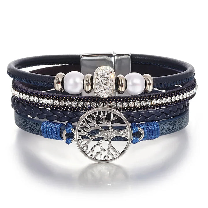 Bracelet Rhinestone Arbre de Vie
