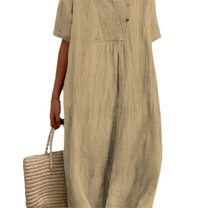 Silvana™ | Robe Maxi Texturée Détendue