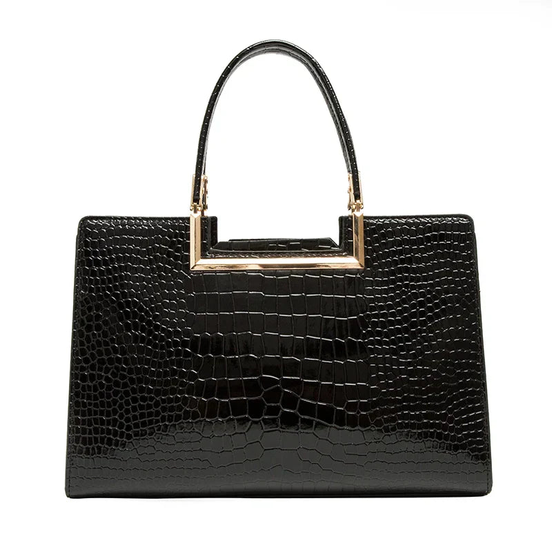 Leather Bag and Wallet Set
