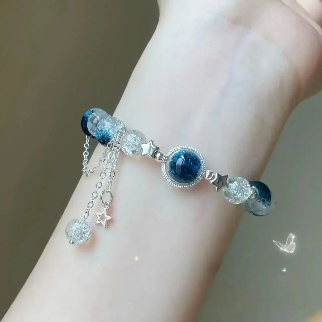 Bracelet en Cristal avec Franges Étoile