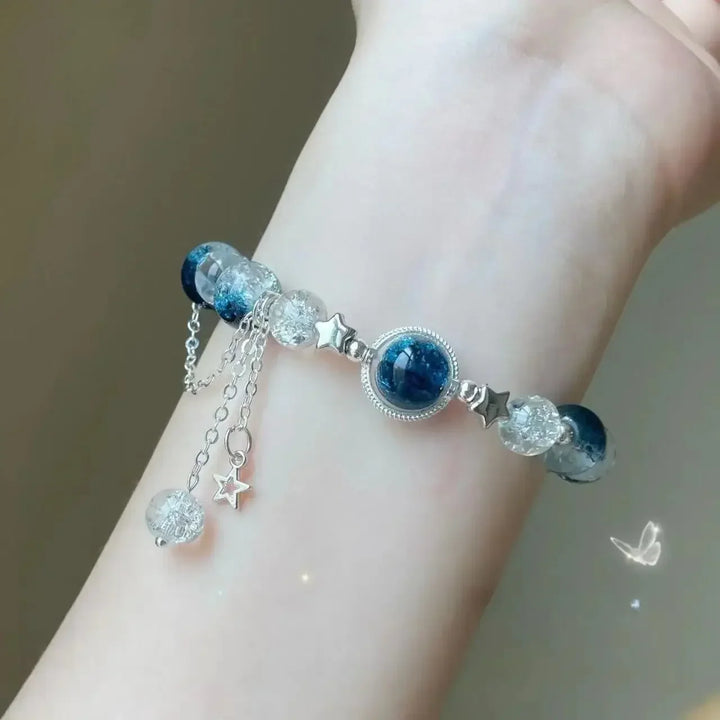 Bracelet en Cristal avec Franges Étoile