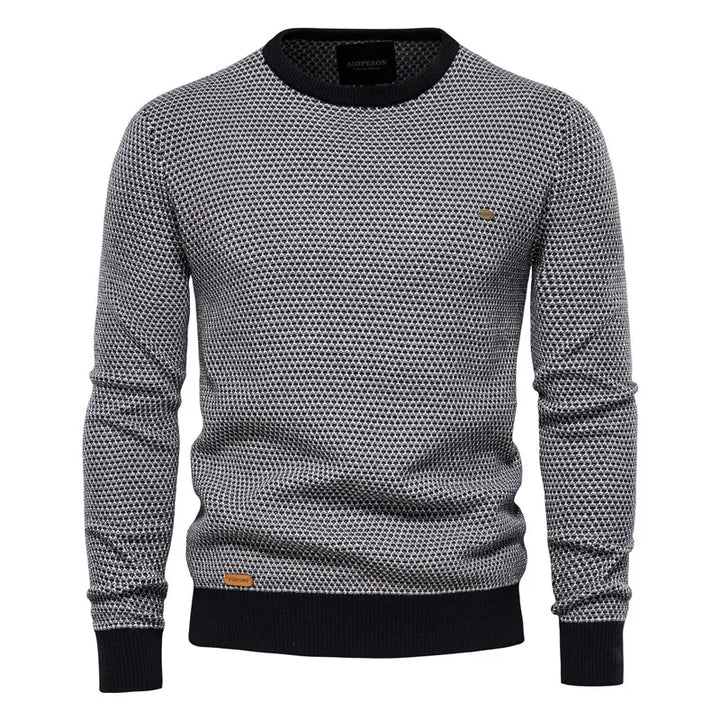 Steinmann | Men's Sweater with Diamond Pattern