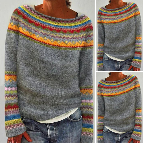 Aliana™ | Maglione in lana retrò