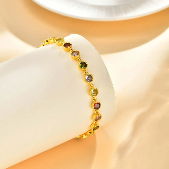 Bracelet en Charms Arc-en-Ciel Brillant