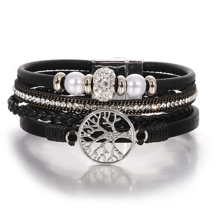 Bracelet Rhinestone Arbre de Vie