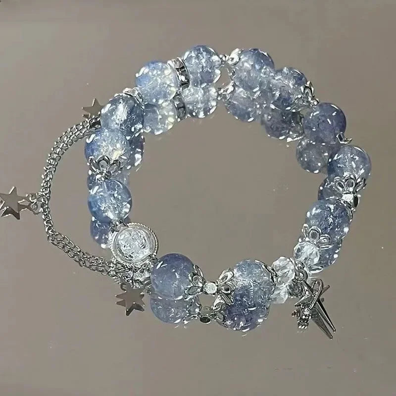 Bracelet en Cristal avec Franges Étoile