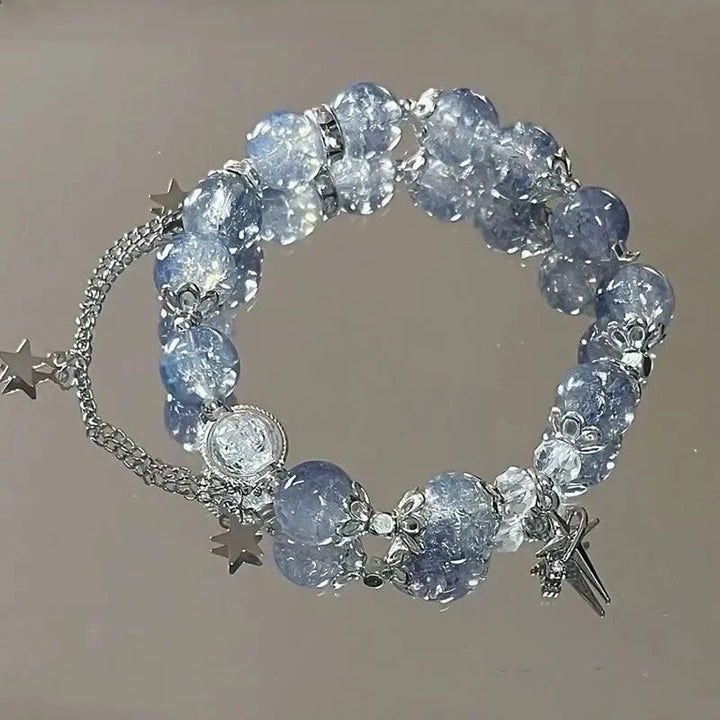 Bracelet en Cristal avec Franges Étoile