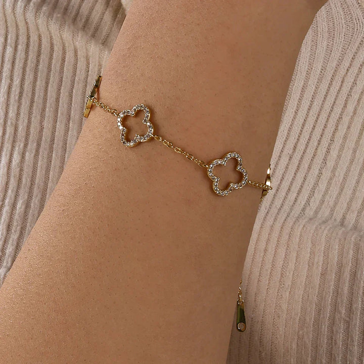 Bracelet Charme Trèfle