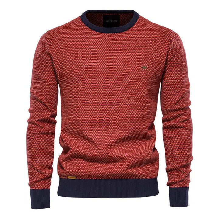 Steinmann | Men's Sweater with Diamond Pattern