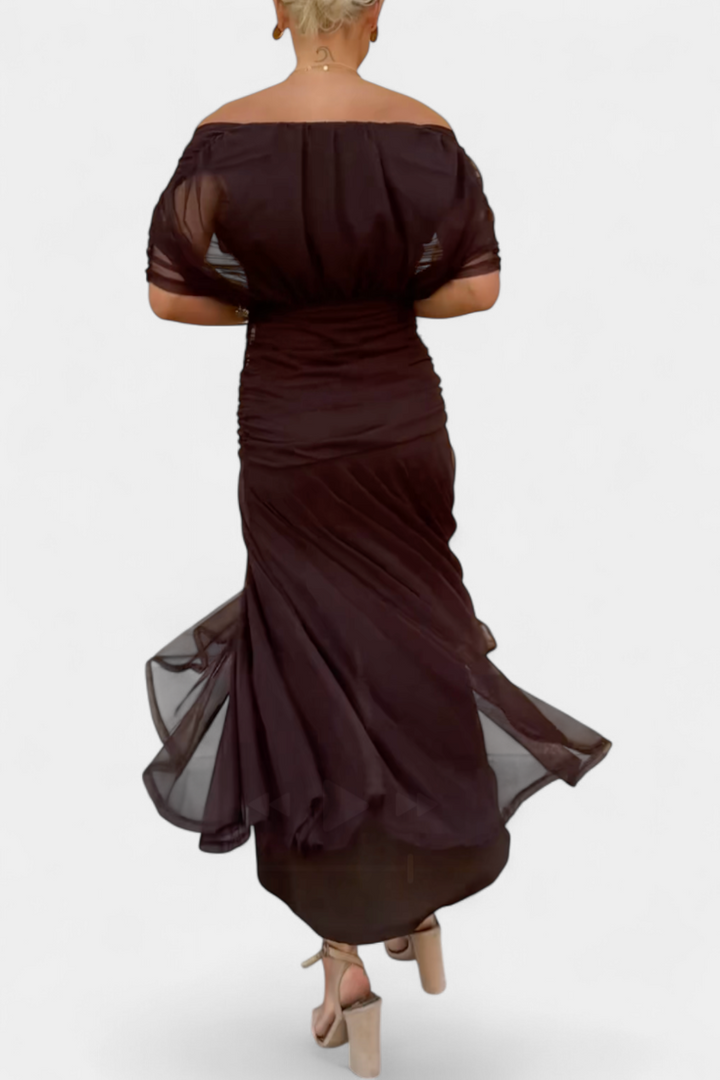 Alondra™ | Robe Longue Fleurie avec Décolleté en V