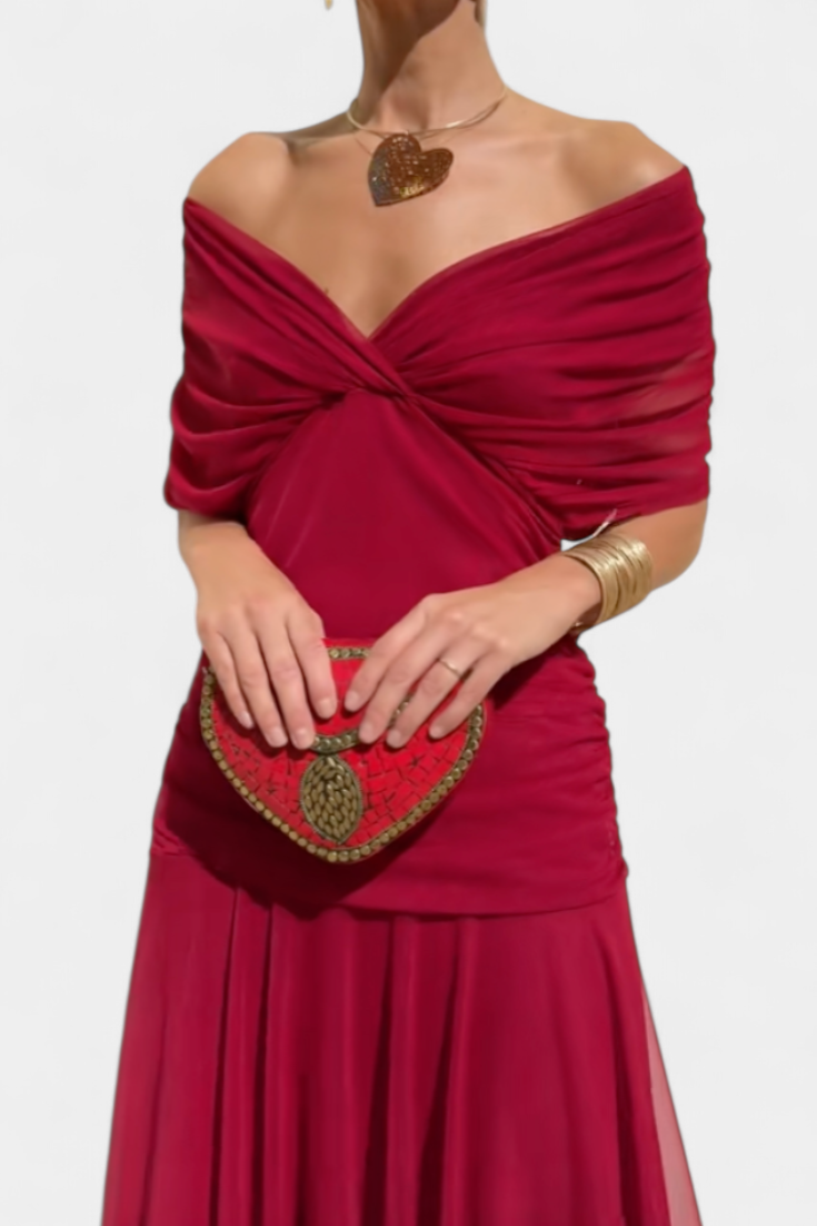 Alondra™ | Robe Longue Fleurie avec Décolleté en V