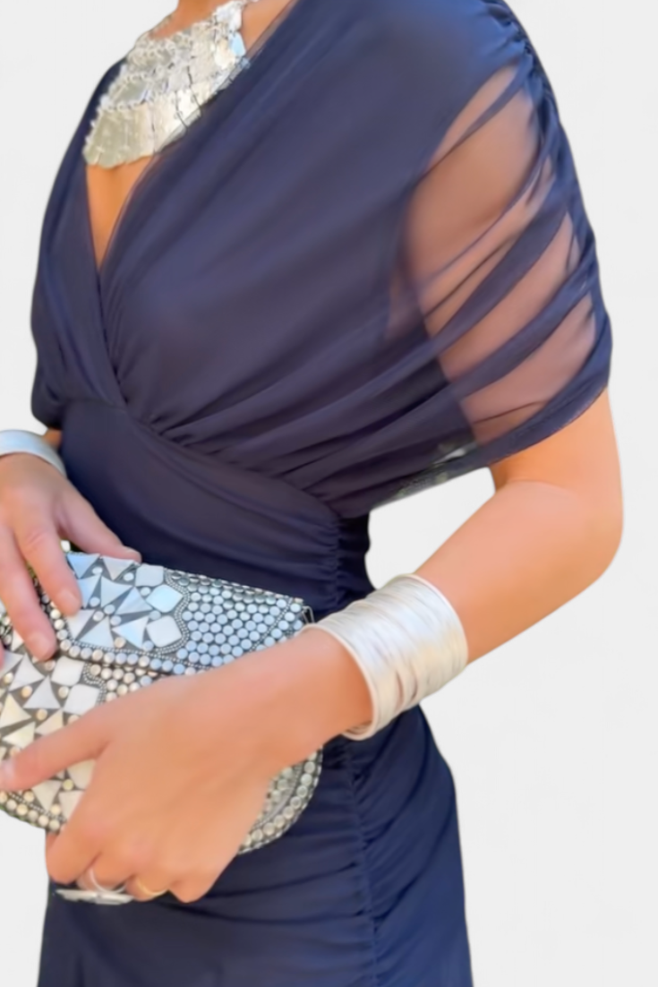 Alondra™ | Robe Longue Fleurie avec Décolleté en V