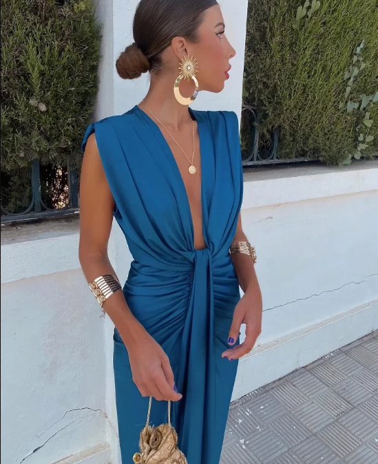 Stella & Grace™ | Abito Elegante Plissettato