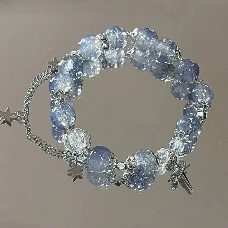 Bracelet en Cristal avec Franges Étoile