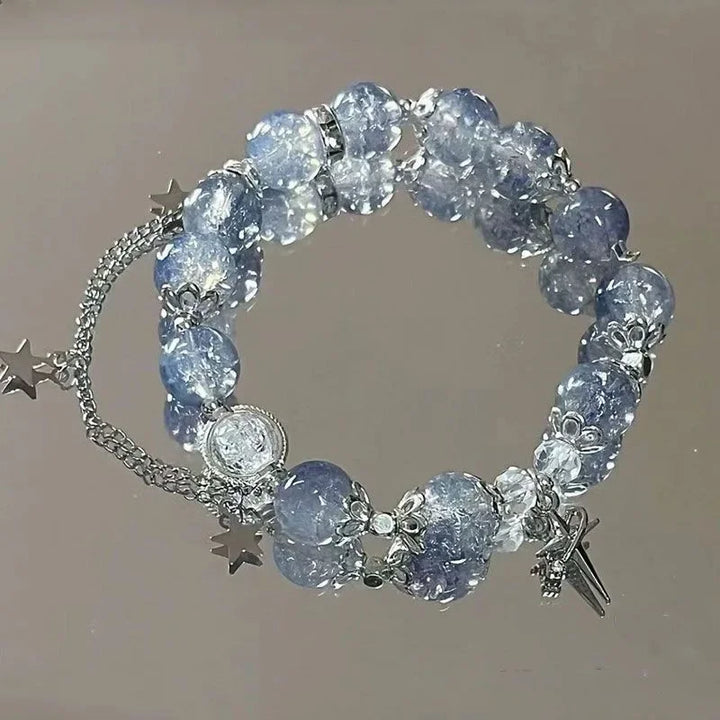 Bracelet en Cristal avec Franges Étoile