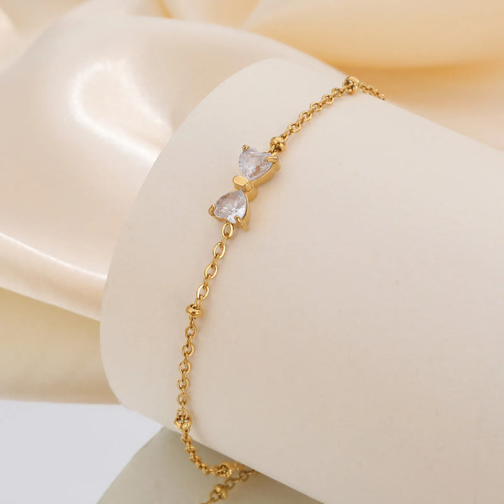 Bracelet Charm en Cristal Étincelant Élégant