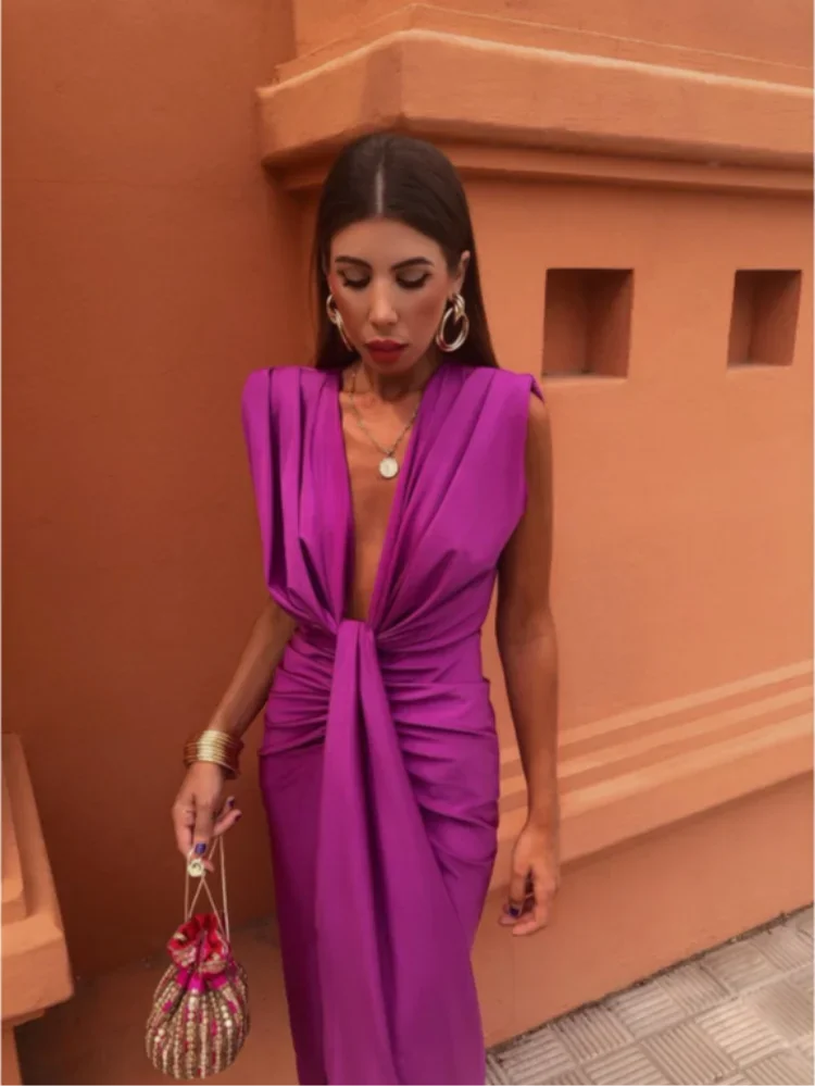 Robe Plissée Élégante