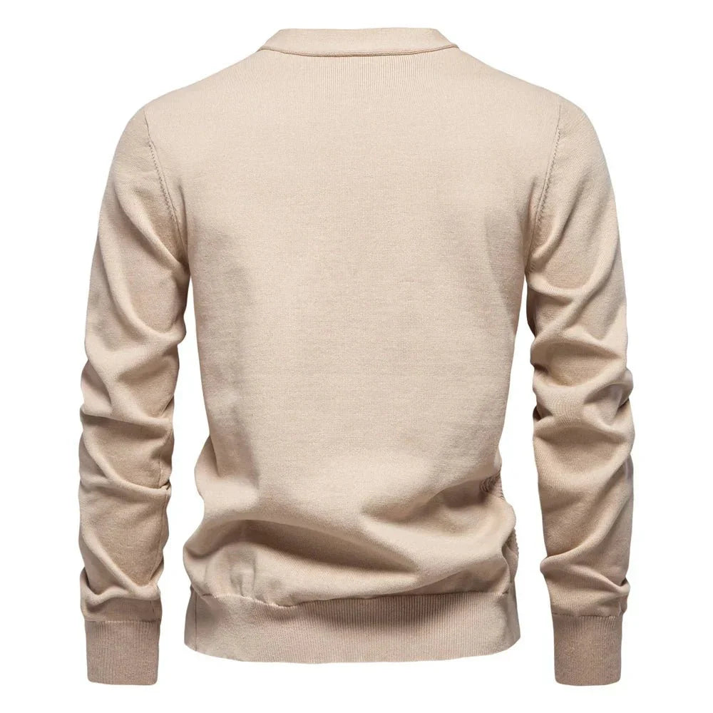 Schneider | Warm Men's Cardigan with V-Neck