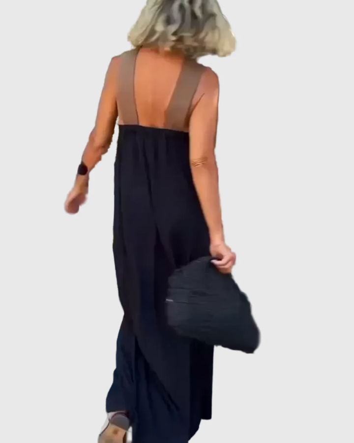 Elena | Robe Maxi Fluide Élégante