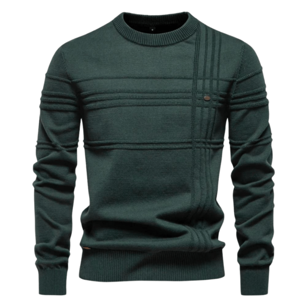 Burkhard | Stylish Men's Sweater with Check Design