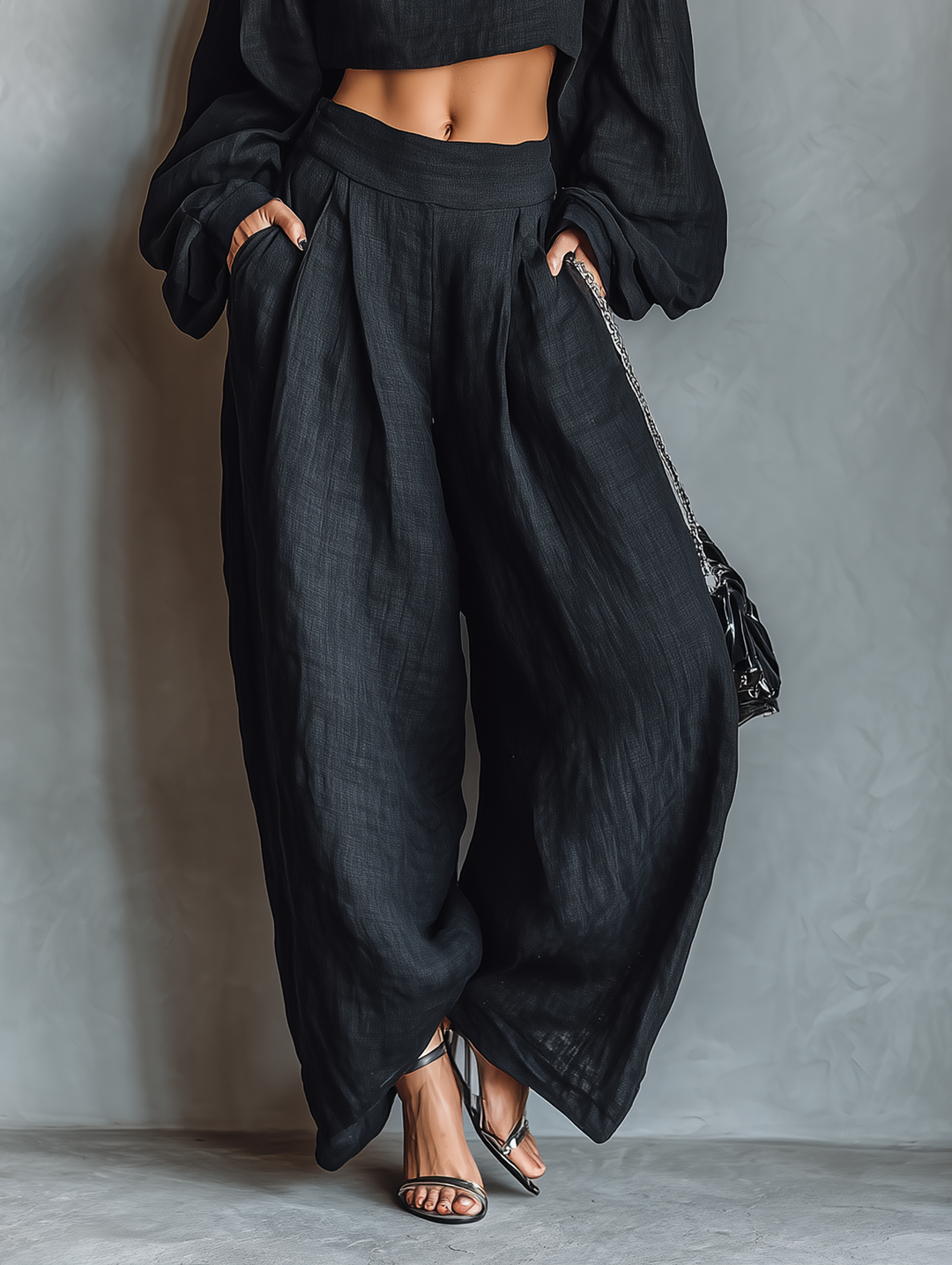 Tess™ | Ensemble épaules nues avec pantalon large