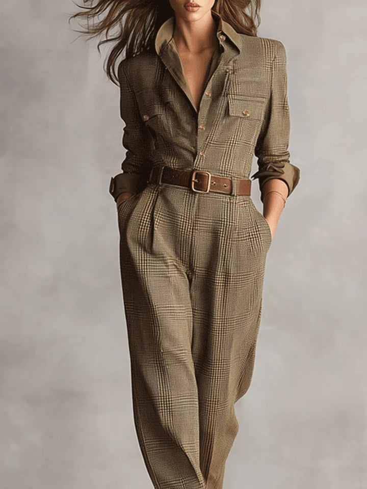 Mirabelle – Salopette en Tweed pour Femmes