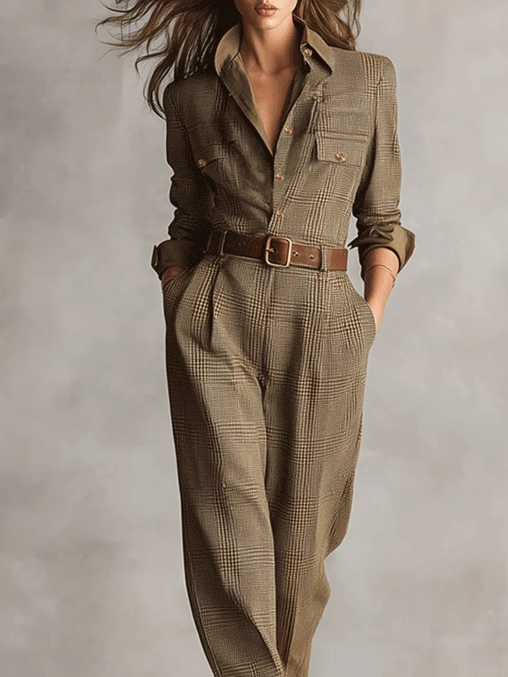 Mirabelle – Combinaison en tweed pour femme