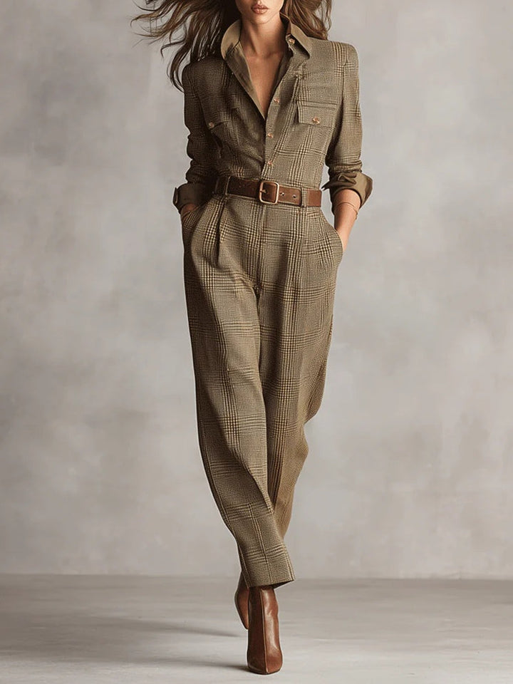 Mirabelle – Combinaison en tweed pour femme