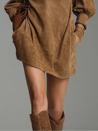 Jasmin | Robe Mini Col Roulé