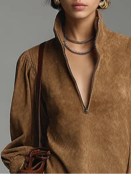 Jasmin | Robe Mini Col Roulé