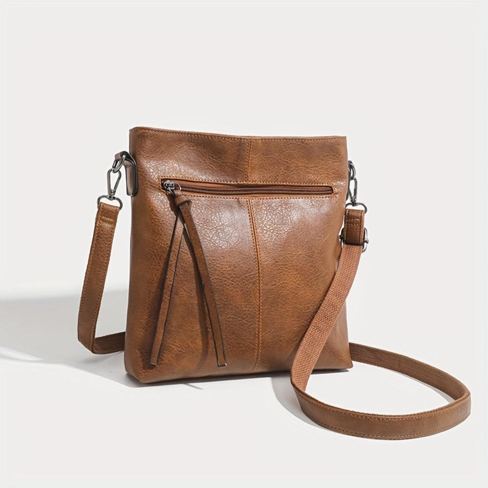Lina | Vintage Checkered Pattern Crossbody Bag