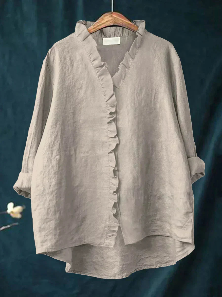 Lily - Blusa Leggera con Volant