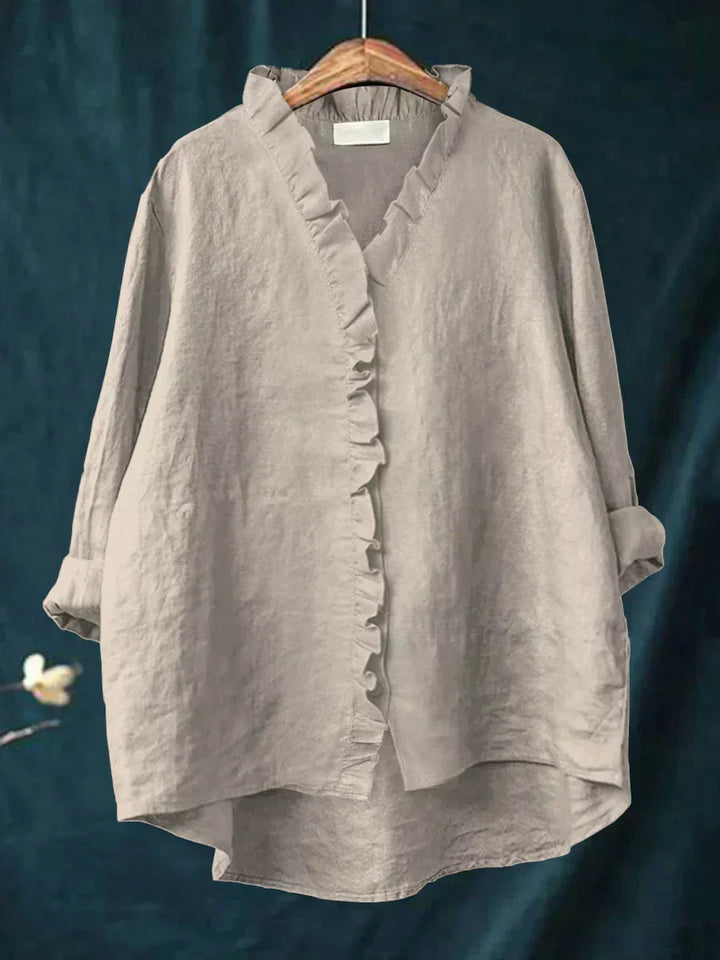 Lily - Blusa Leggera con Volant