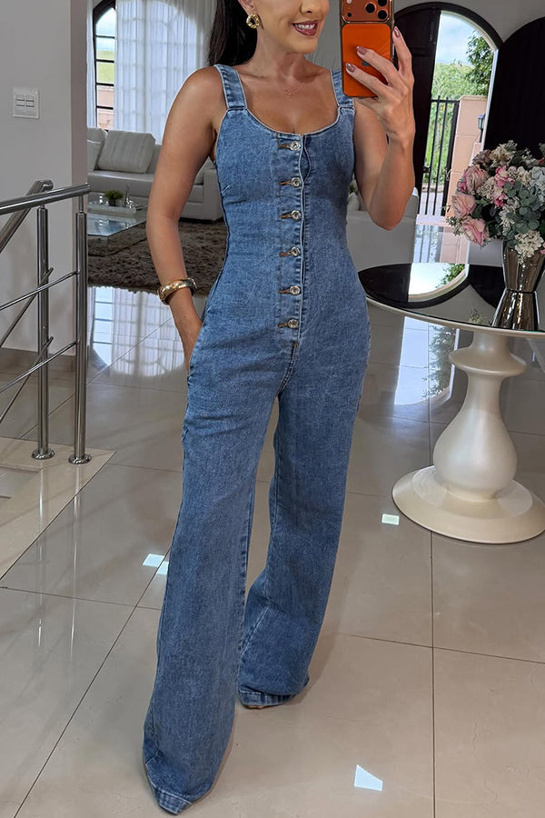 Heidi | Salopette en Denim