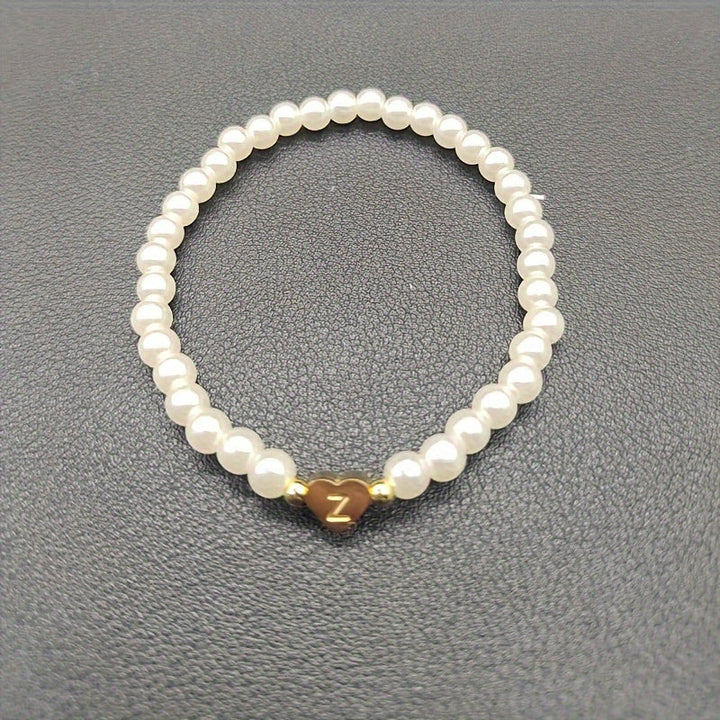 Bracelet Initial Coeur Chic A-Z