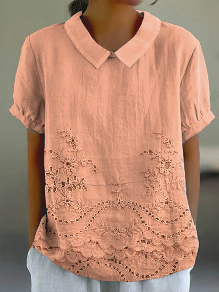 Lily | Camicia Ricamata Floreale