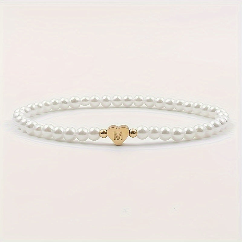 Bracelet Initial Coeur Chic A-Z