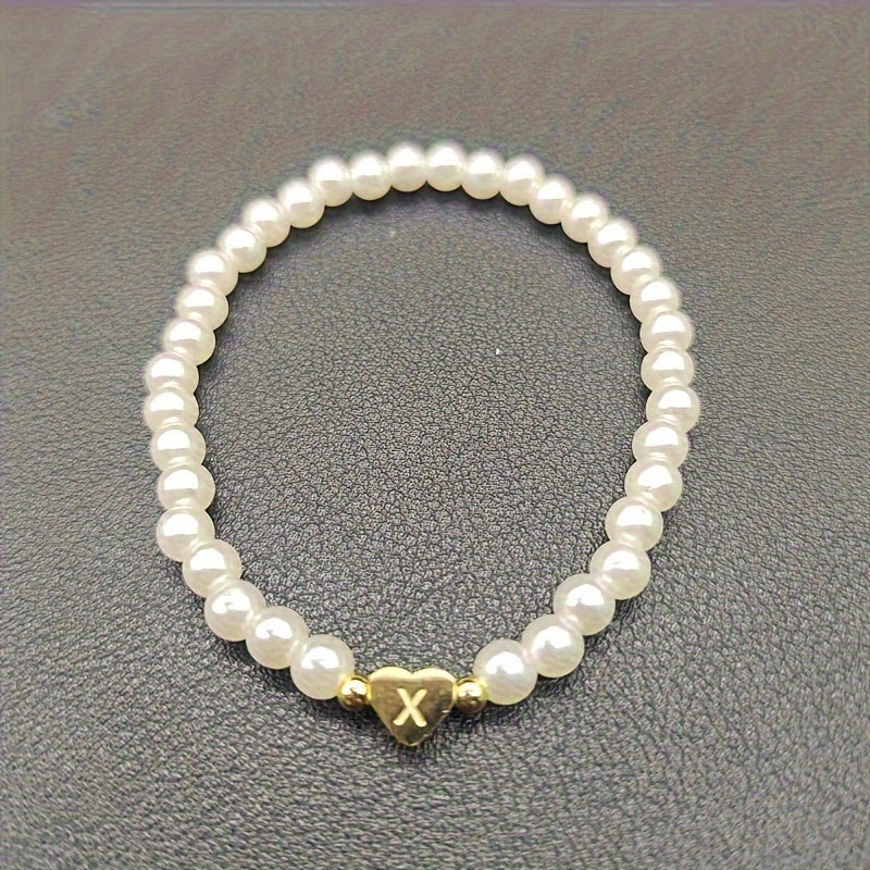 Bracelet Initial Coeur Chic A-Z