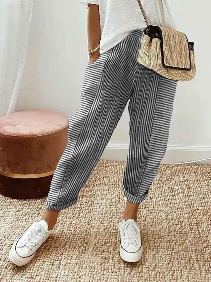AMYNELLE | Pantaloni leggeri modellanti