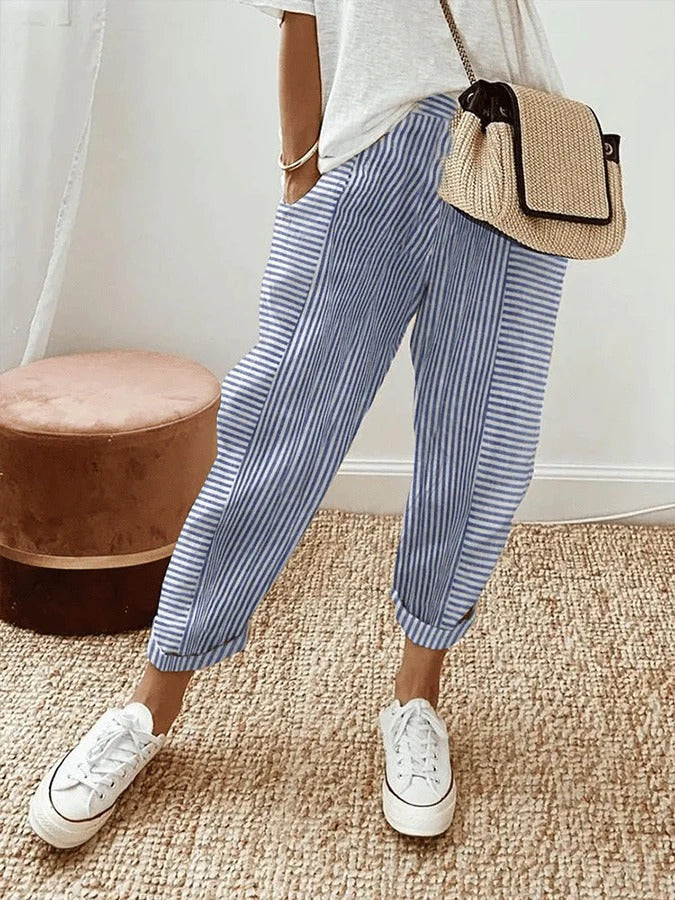 AMYNELLE | Pantaloni leggeri modellanti