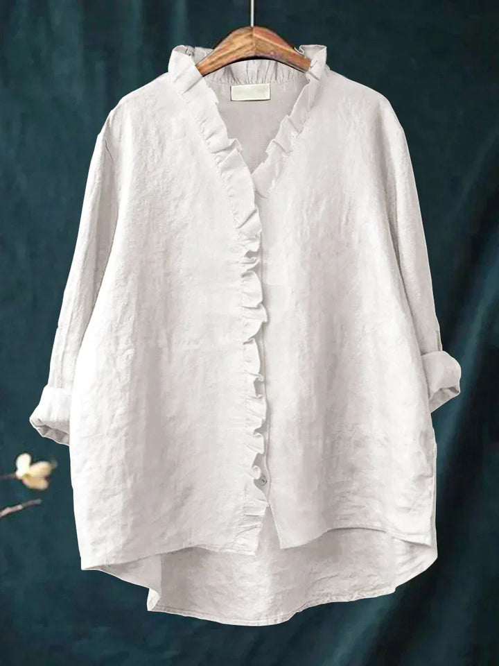 Lily - Blusa Leggera con Volant