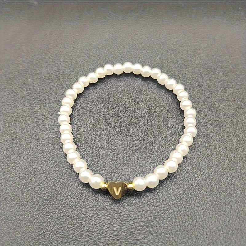 Bracelet Initial Coeur Chic A-Z