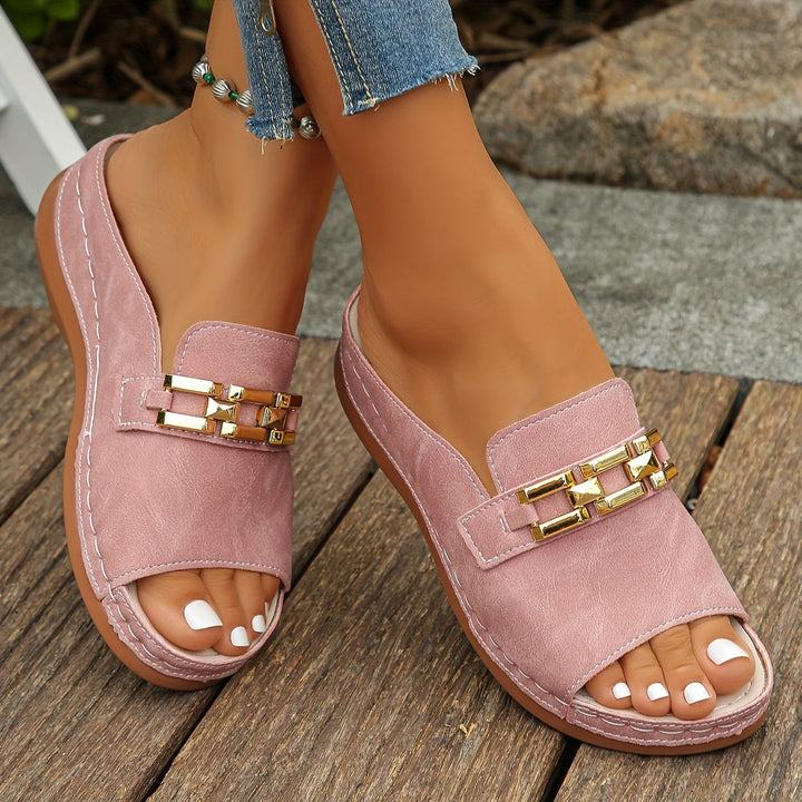 Romy | Sandales à Glissière