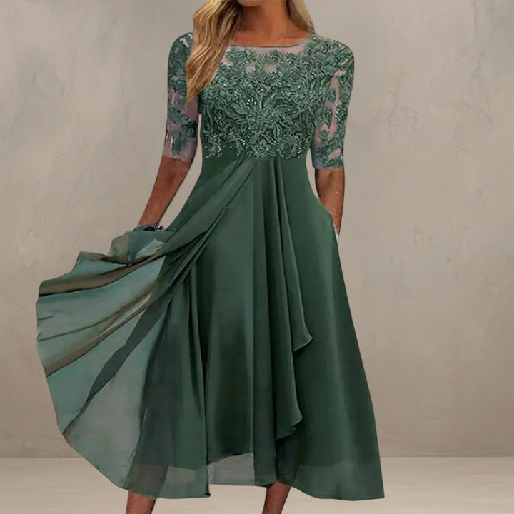 DITA | ROBE MIDI EN DENTELLE ÉLÉGANTE