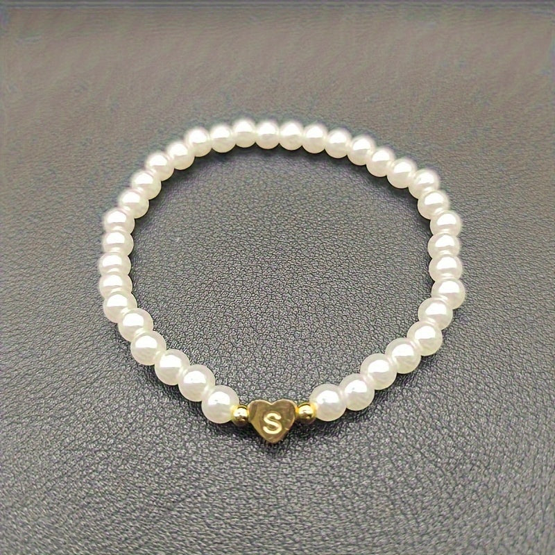 Bracelet Initial Coeur Chic A-Z